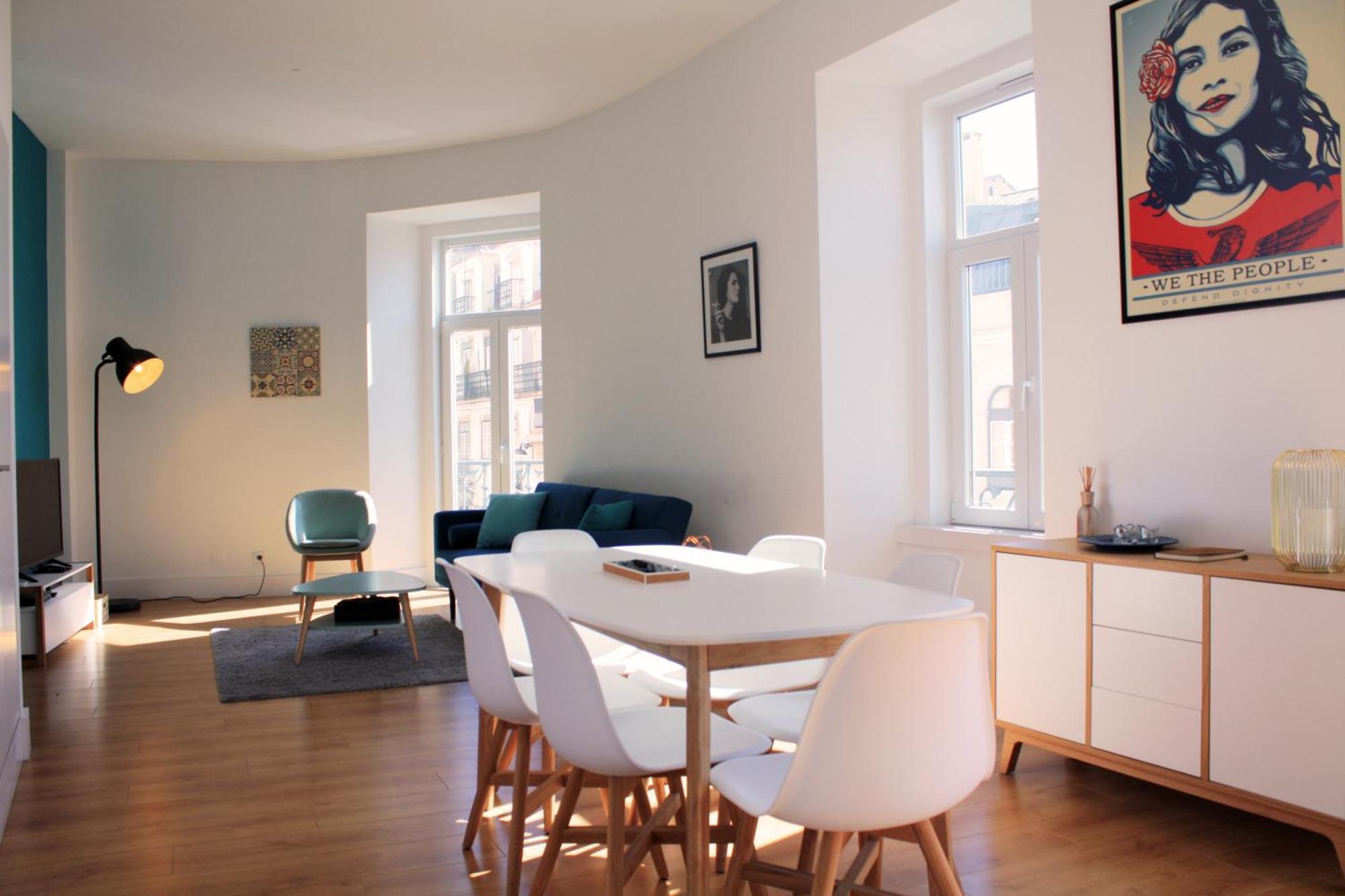 Sunny 3Bdr Apartment In Graca By Lovelystay Лиссабон Экстерьер фото